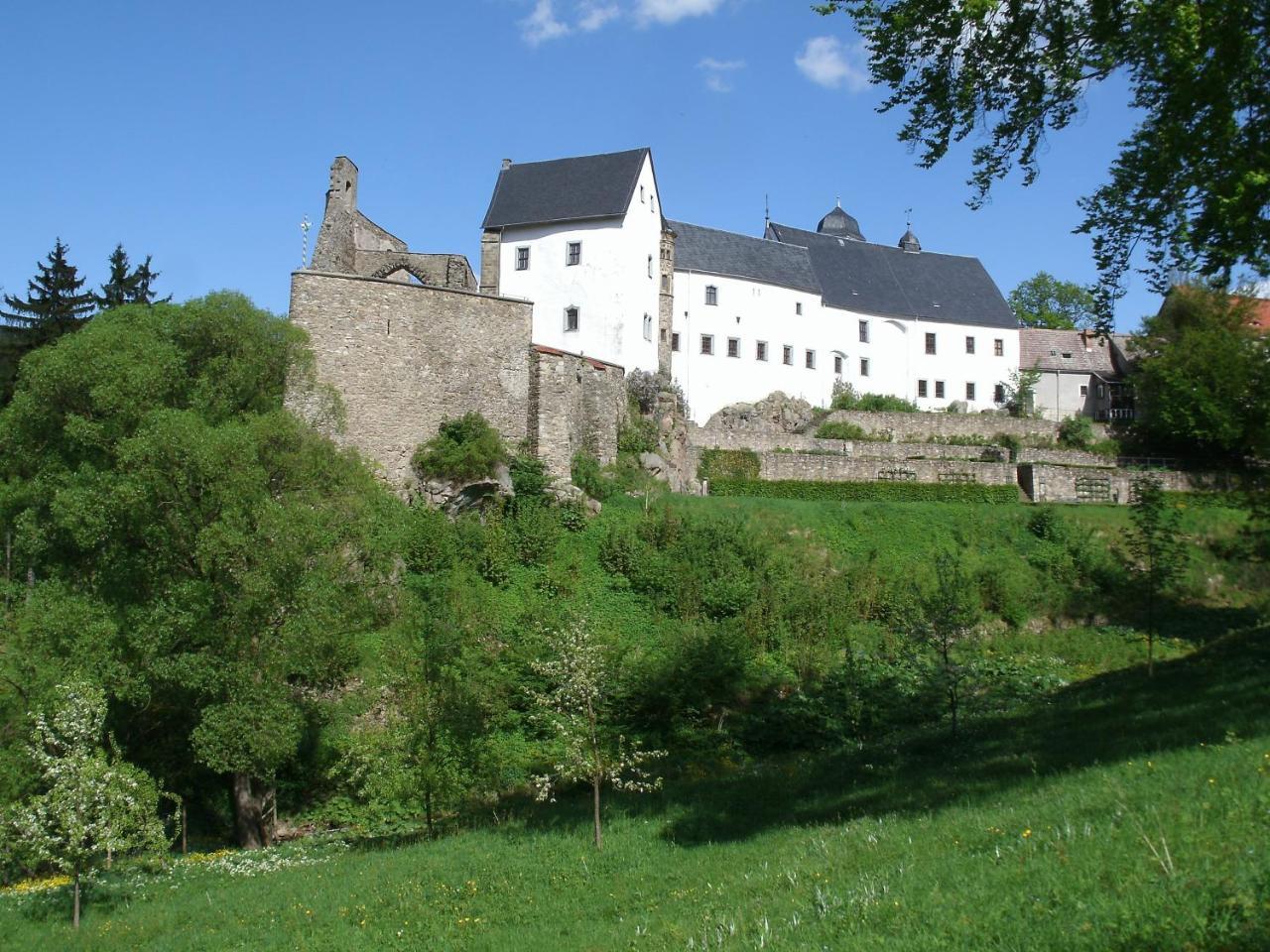 Ferienwohnung Am Schloss Lauenstein Im Erzgebirge Экстерьер фото